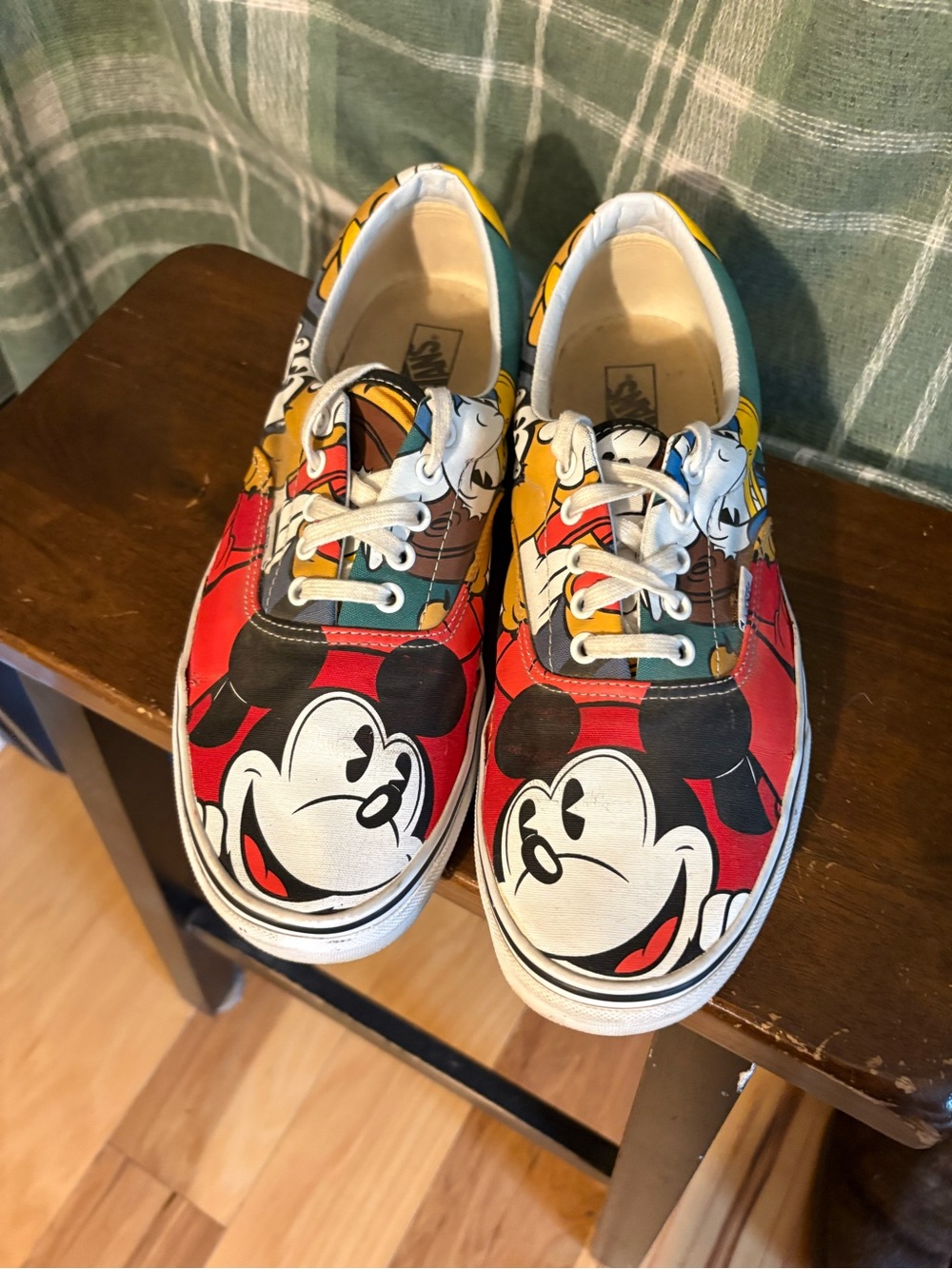 Vans x Disney Low Top Sneakers - Red, Yellow, Blue, Black